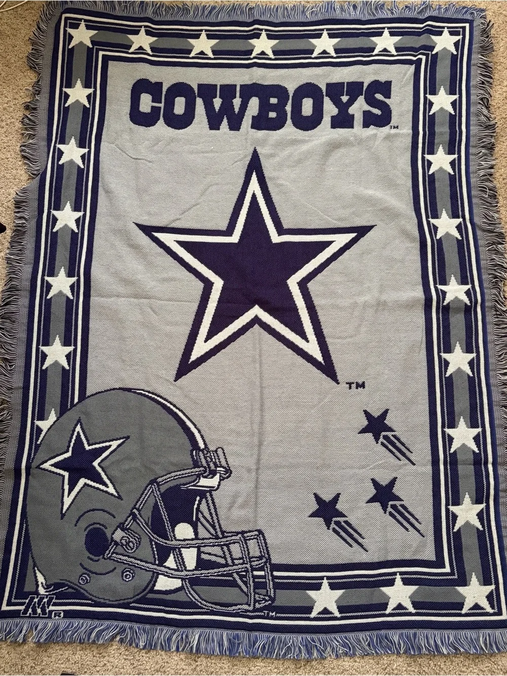 NFL Dallas Cowboys Tapestry Blanket